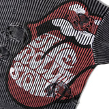 B-TRS-Lips&Tongue-ダメージグランジニット