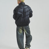 FDU/RITZ- PU Leather V-Down JKT SMU