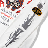 JACKROSE×VANSON×GALFY-炎犬Long Sleeve Tee