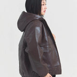 JE-ビンテージPU　A-2タイプ パーカー