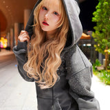 GA×GALFY-きらピカジップパーカー