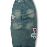 GALFY-ワッペンだらけデニム