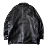 SCHOTT-LEATHER COACH JACKET