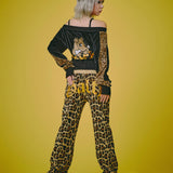 GALFY-フユGAL豹パンツ