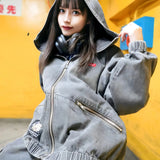 GA×GALFY-安定の別注デニムフードジャケット