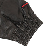 FUBU-Faux Leather Studs Patch Jacket