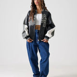 FUBU-Faux Leather Game Jacket