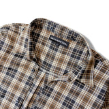 GA HOOD-LAYER CHECK SHIRT