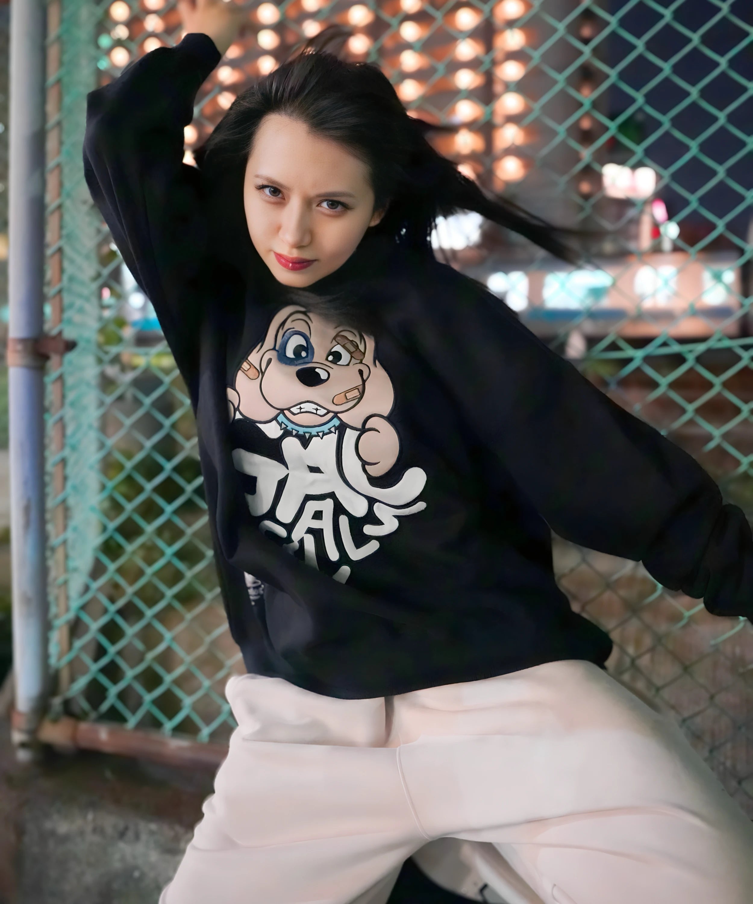 GA×GALFY-わんわんはーとスウェット