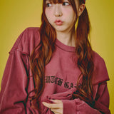 GALFY/ガルフィー 穴の向こうにわんちゃんロンTee