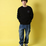 YOIDORE/酔いどれ ジンディンロウ コラボ クルーネックスウェット