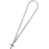 GA THICK-CHAIN CROSS NECKLACE