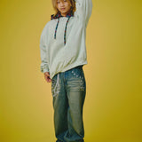 GALFY/ガルフィー ジャラジャラギャル男デニム