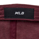 MLB　KOREA-エンボス加工・ダメージウォッシ-CAP