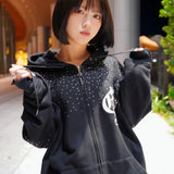 GA×GALFY-きらピカジップパーカー