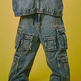 GALFY-ぐるグニャデニムカーゴ