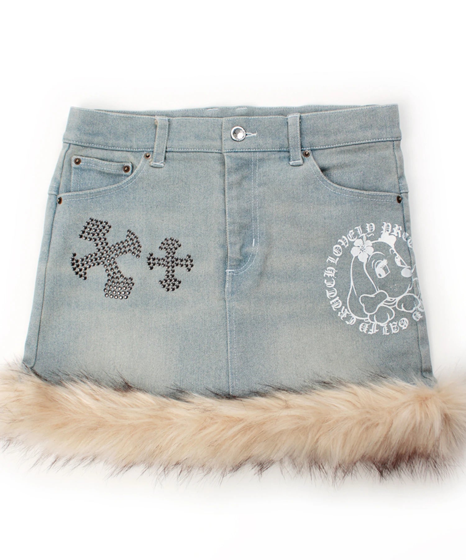 GALFY-ぎゃるちゃんファーデニムミニ