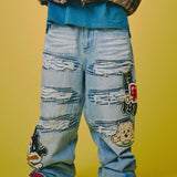 GALFY-ワッペンだらけデニム