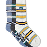 FRUIT OF THE LOOM ﾎﾞｰﾀﾞｰ刺繍 ｸﾙｰｿｯｸｽ 3足ﾊﾟｯｸ