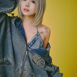 GALFY-ぐるグニャデニムパーカー