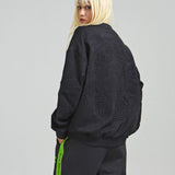 GA SUEDE EMBOSS CREW