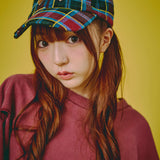 GALFY-ワッペンいっこチェックCAP