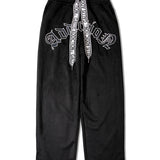 GA SUEDE 刺繍 PANTS