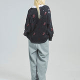 B-TRS-Lips&Tongue-ダメージグランジニット