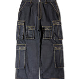 GA×GALFY-安定の別注デニムカーゴパンツ