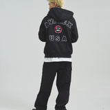 AVIREX -VARSITY LOGO SWEAT PARKA