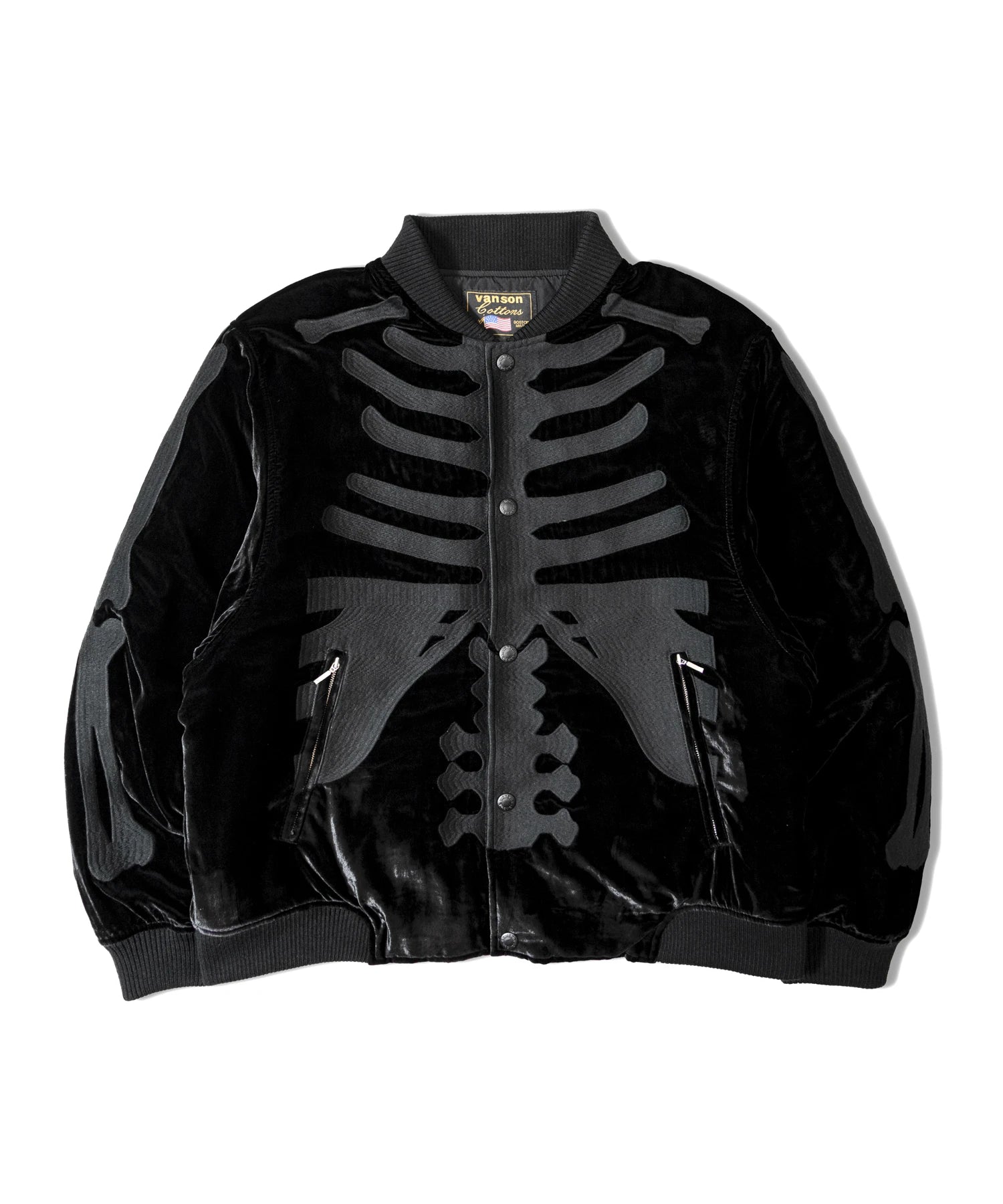 VANSON/RITZ-SKELTON BONES-Velours JK