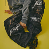 GALFY-ピカピカ骨骨レーザーかも？デニム