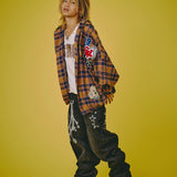 GALFY/ガルフィー ジャラジャラギャル男デニム