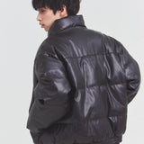 JE-ビンテージPU　パフジャケット