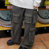 GA×GALFY-安定の別注デニムカーゴパンツ