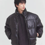 JE-ビンテージPU　パフジャケット