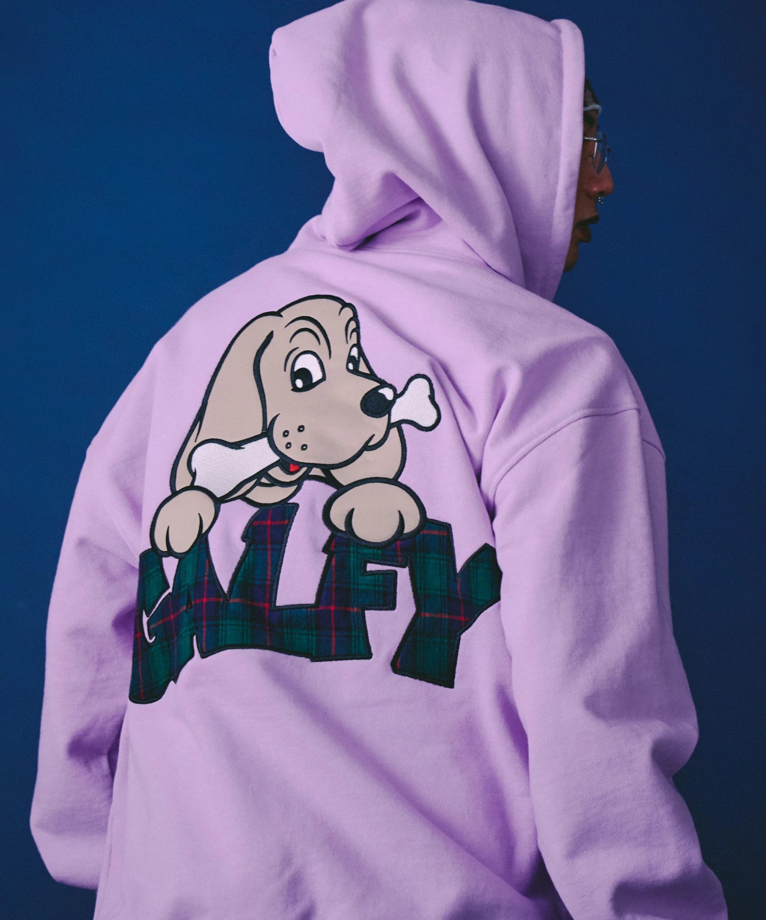 GALFY-ばーばの切り貼りリメイクパーカー