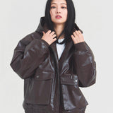 JE-ビンテージPU　A-2タイプ パーカー