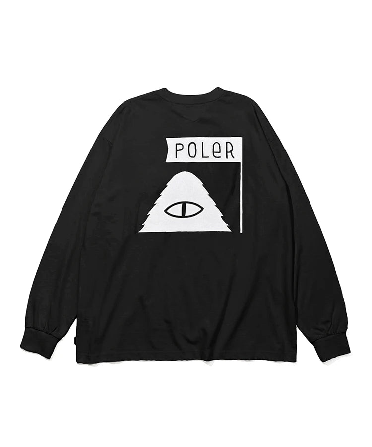 POLER FURRY FONT RELAX FIT L/S TEE