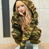 GA×GALFY-安心の背中ロゴのジップパーカー