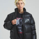 FUBU-GA別注 PU Puffer Jacket