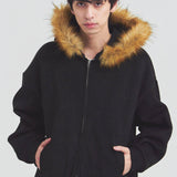 JE ﾌｪｲｸｽｴｰﾄﾞ ﾌｧｰZIPﾊﾟｰｶｰ