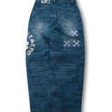 GALFY-ピカピカ骨骨レーザーかも？デニム