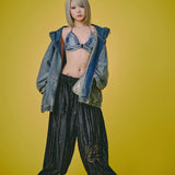 GALFY-ぐるグニャデニムパーカー