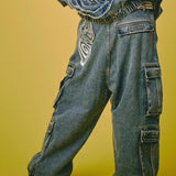 GALFY-ぐるグニャデニムカーゴ