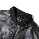Town craft leather derby jacket