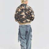 GA STONE 柄ZIP HOODIE