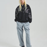 GA STONE BIG-LOGO HOODIE